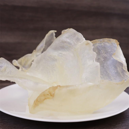 Royal Seafood USA Premium Dried South American wild caught fish maw Big mac size(3-4Pcs) 1lb Dried fish maw, Dried Seafood, Dired Goods