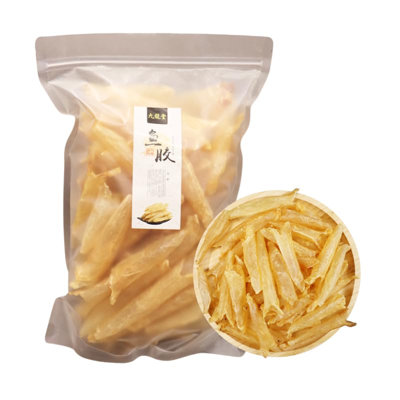 Royal Seafood USA Premium AAA Grade South African Dried Fish Maw 1lb（Medium Size approximately 40-45pcs