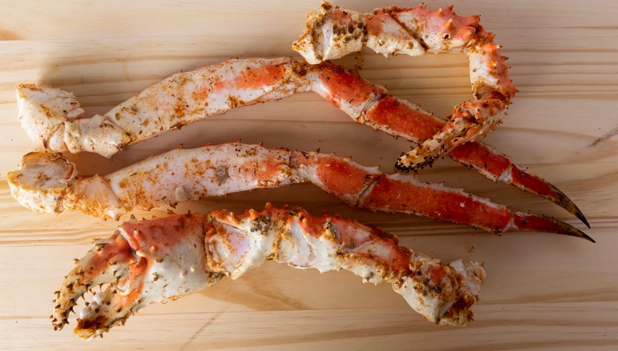 Alaskan Gigantic King Crab Legs | Jumbo Wild-Caught | Sweet, Succulent Crab Meat | 10 lb Box | Premium Frozen Seafood