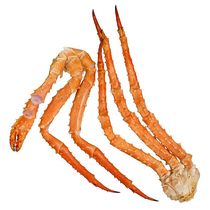Wild-Caught Alaska Red King Crab Legs – 10 lb Case (9/12 Count) | Premium Large Meaty Legs, Fully Cooked & Flash-Frozen | Ships Overnight in Insulated Box with Dry Ice & Gel Packs | Hook to Fork