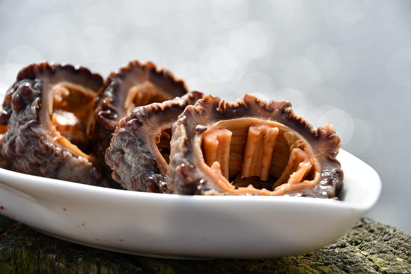 ROSALYN Premium Deep Sea Atlantic Canada Wild Caught Sea Cucumber Dried Canadian Food Inspection Agency Certified | Whole Cut-454 Grams 8 Years(WC- Pack 12)