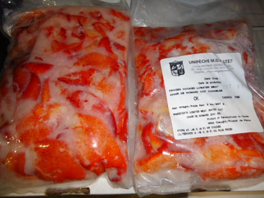 Ocean Beauty American-Canadian Cooked Lobster Meat, 12 Packs of 2 lb Each, Premium Blend of Claw, Knuckle, and Leg Meat, Sustainably Harvested, Perfect for Gourmet Dishes