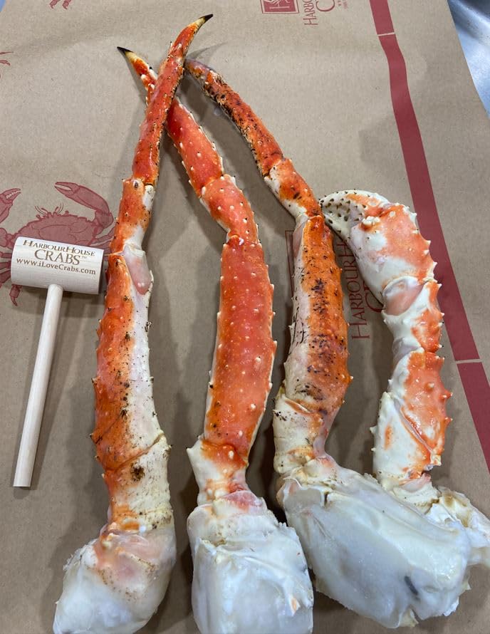 Alaskan Gigantic King Crab Legs | Jumbo Wild-Caught | Sweet, Succulent Crab Meat | 10 lb Box | Premium Frozen Seafood