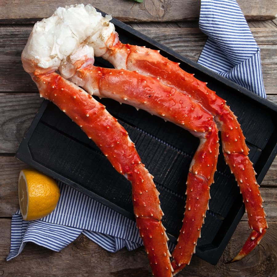 Premium Wild Alaskan Red King Crab 20 Lbs (serves 19-24) Best Value