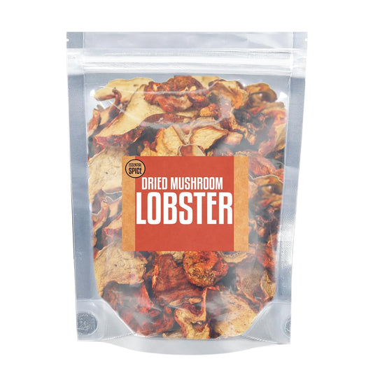 Essential Spice Dried Lobster Mushrooms – Whole, Bold Seafood-Like Umami Flavor – Ideal for Chowders, Risottos, Pasta & Cream Sauces – Easy to Rehydrate, Gourmet Wild Mushroom Pantry Staple (25 lb)