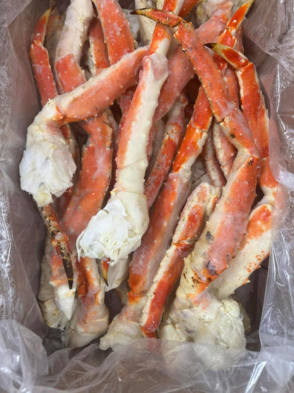 Wild-Caught Alaska Red King Crab Legs – 10 lb Case (9/12 Count) | Premium Large Meaty Legs, Fully Cooked & Flash-Frozen | Ships Overnight in Insulated Box with Dry Ice & Gel Packs | Hook to Fork