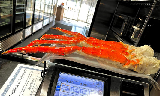 Colassal Wild Caught Alaskan King Crab Legs Size 6/9 (10lbs)