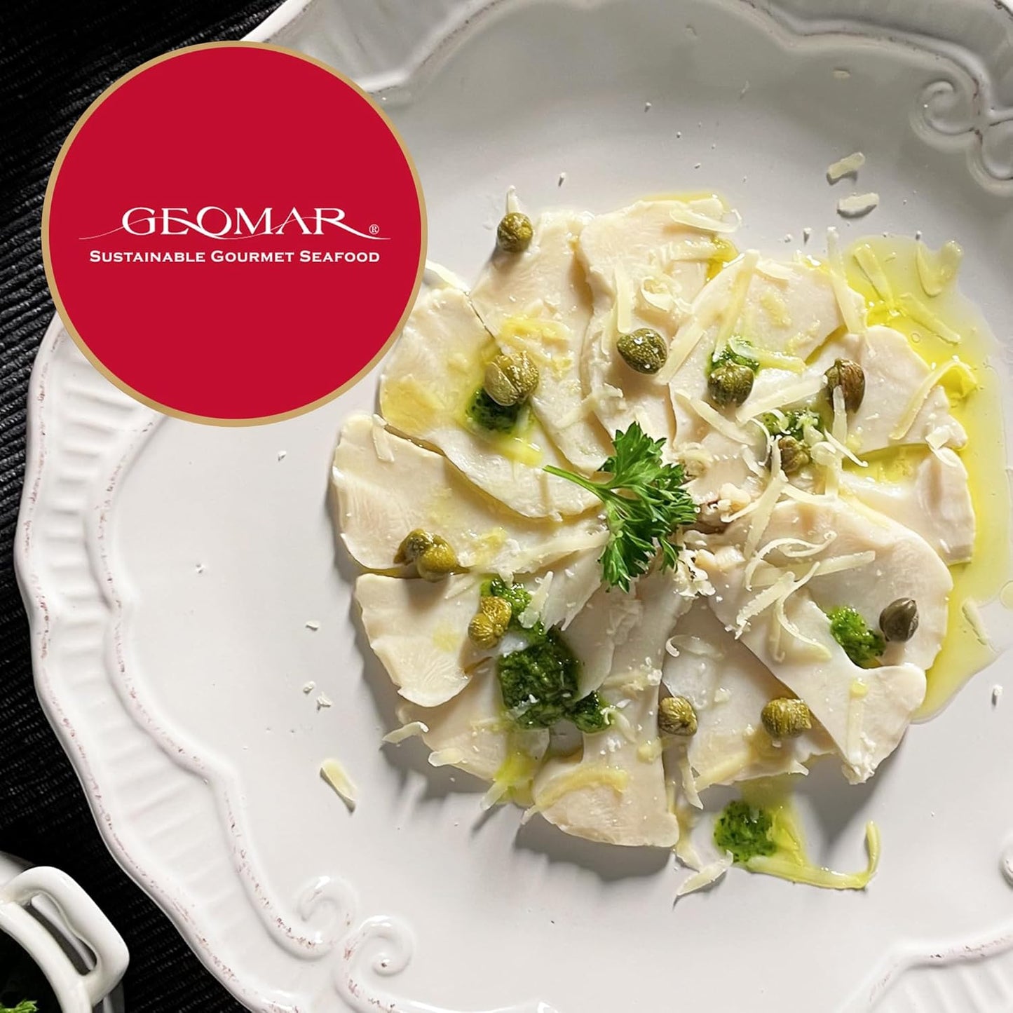 GEOMAR Locos (Chilean Abalone) in Brine - Hand Caught by Divers - Nutritious Seafood Delicacy - High in Protein and Ready-to-Eat - 3 Pieces per Can (15 oz) 6 Pack