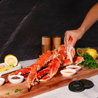 Premium Wild Alaskan Red King Crab 20 Lbs (serves 19-24) Best Value